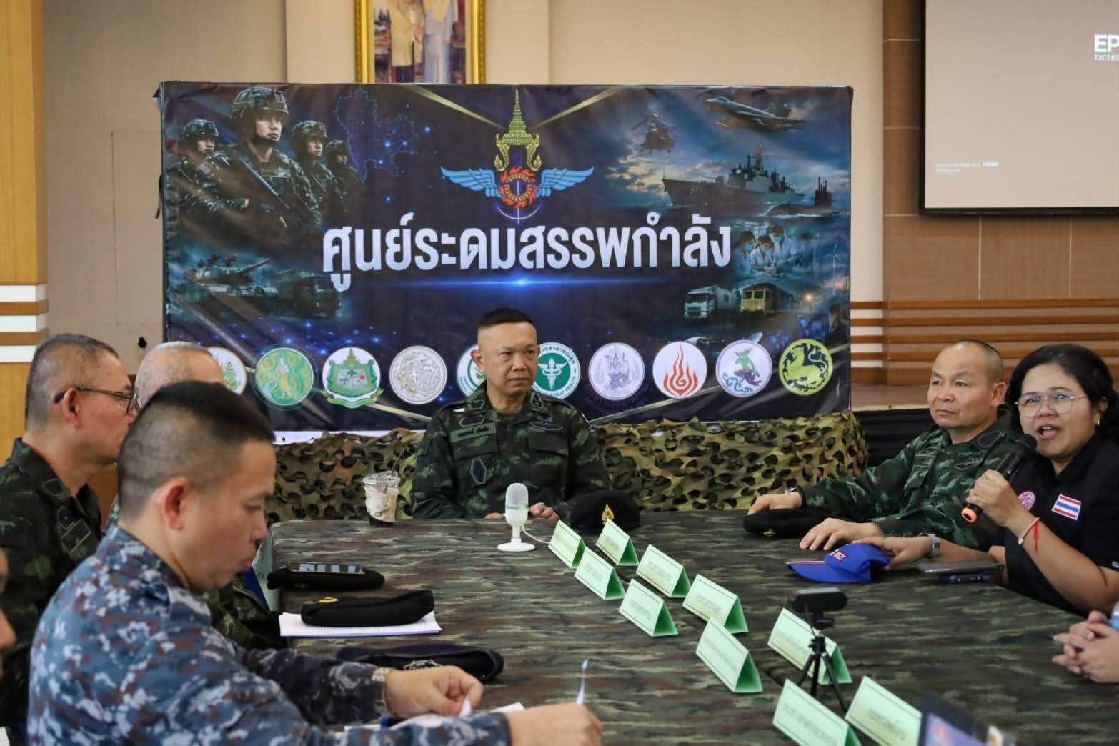 ผู้แทนปลัดกระทรวงกลาโหมตรวจเยี่ยมการฝึกระดมสรรพกำลังเพื่อการทหาร ประจำปี ๒๕๖๙