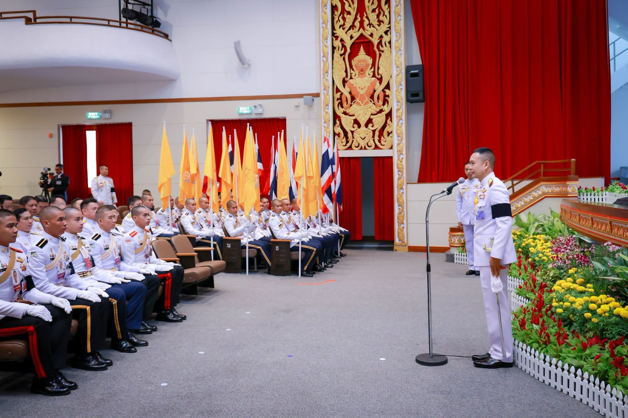 รองปลัดกระทรวงกลาโหม นำตัวแทนภาครัฐ ภาคเอกชนและประชาชน อัญเชิญเครื่องราชสักการะและพานพุ่มทูลเกล้าทูลกระหม่อมถวาย พระบาทสมเด็จพระเจ้าอยู่หัว เนื่องในโอกาสวันเฉลิมพระชนมพรรษา ๒๘ กรกฎาคม ๒๕๖๙