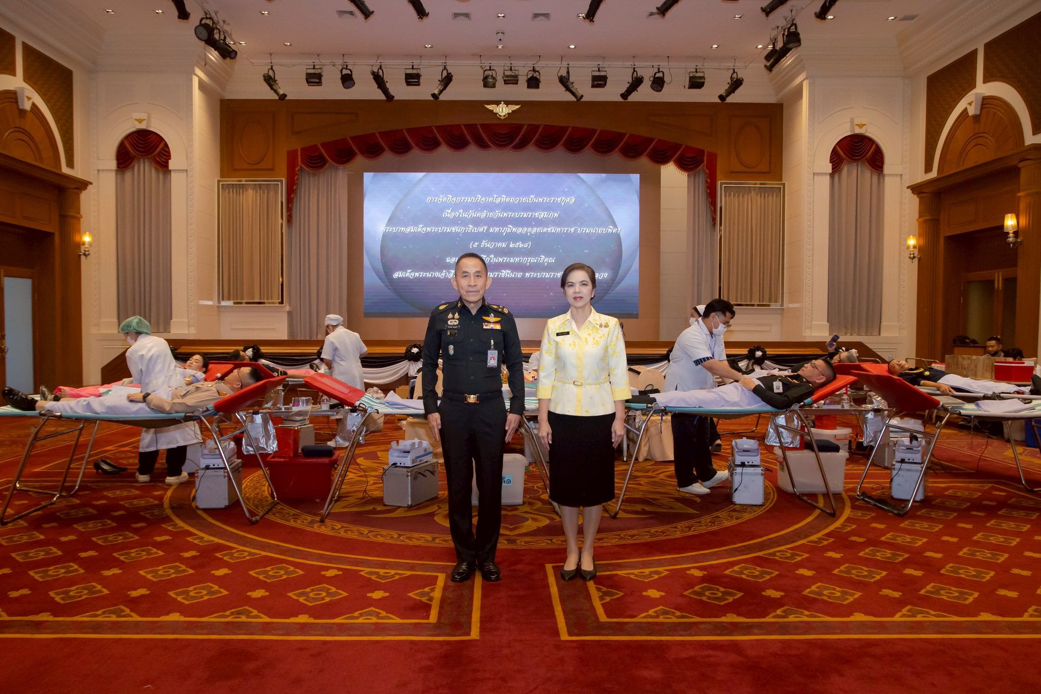 สำนักงานปลัดกระทรวงกลาโหมร่วมใจบริจาคโลหิตถวายเป็นพระราชกุศล