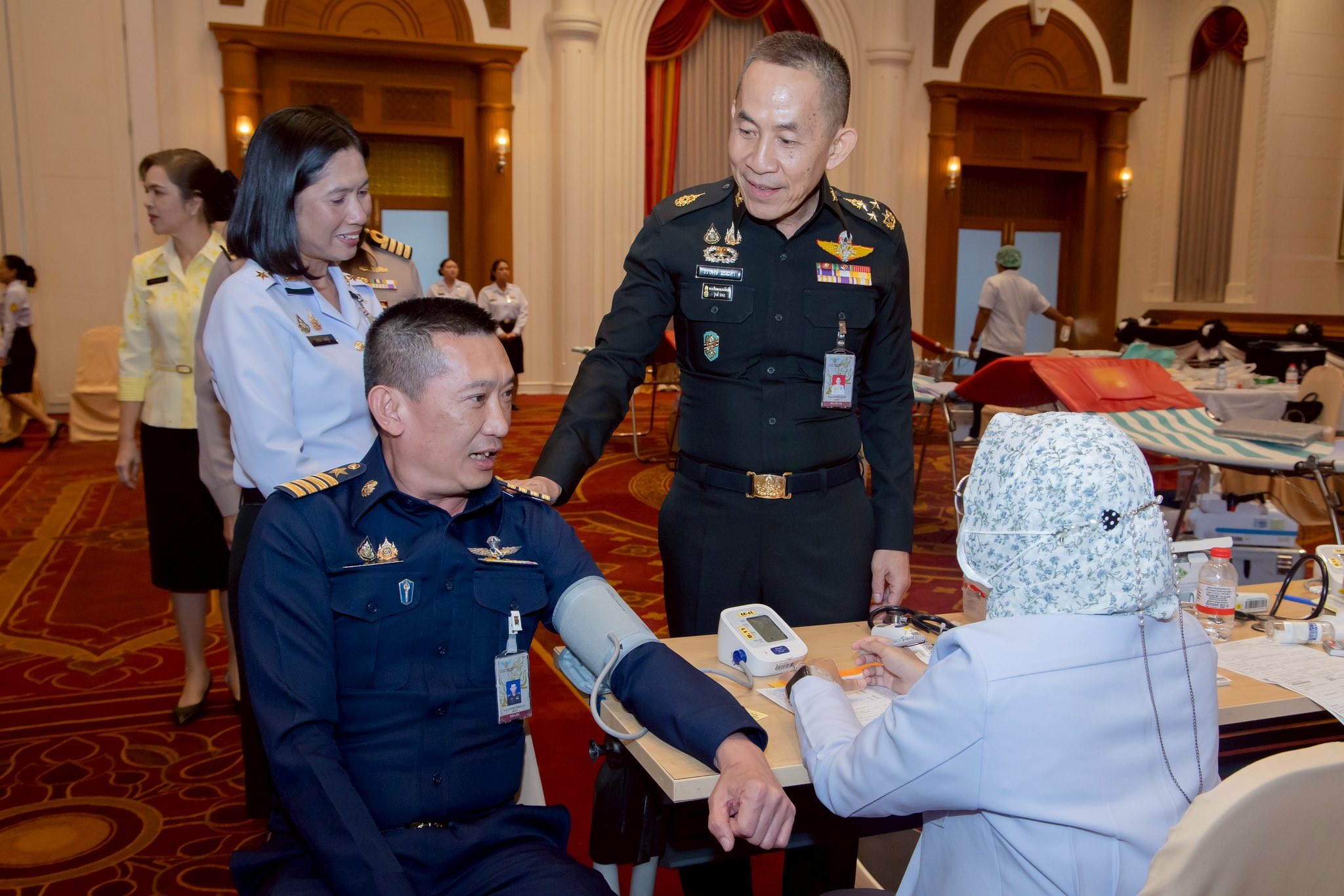 สำนักงานปลัดกระทรวงกลาโหมร่วมใจบริจาคโลหิตถวายเป็นพระราชกุศล