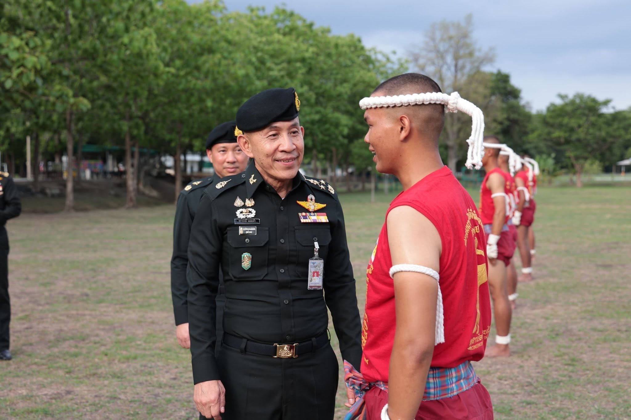 ปลัดกระทรวงกลาโหมตรวจเยี่ยมหน่วยฝึกทหารใหม่ ผลัดที่ ๑/๒๕๖๙