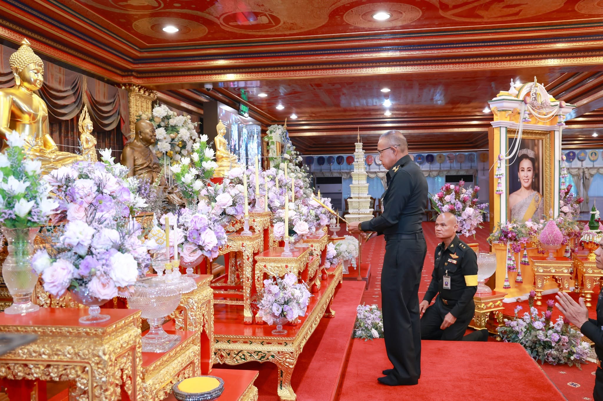 สำนักงานปลัดกระทรวงกลาโหม จัดพิธีลาสิกขาโครงการอุปสมบทหมู่ถวายเป็นพระราชกุศลแด่สมเด็จพระนางเจ้าฯ พระบรมราชินี