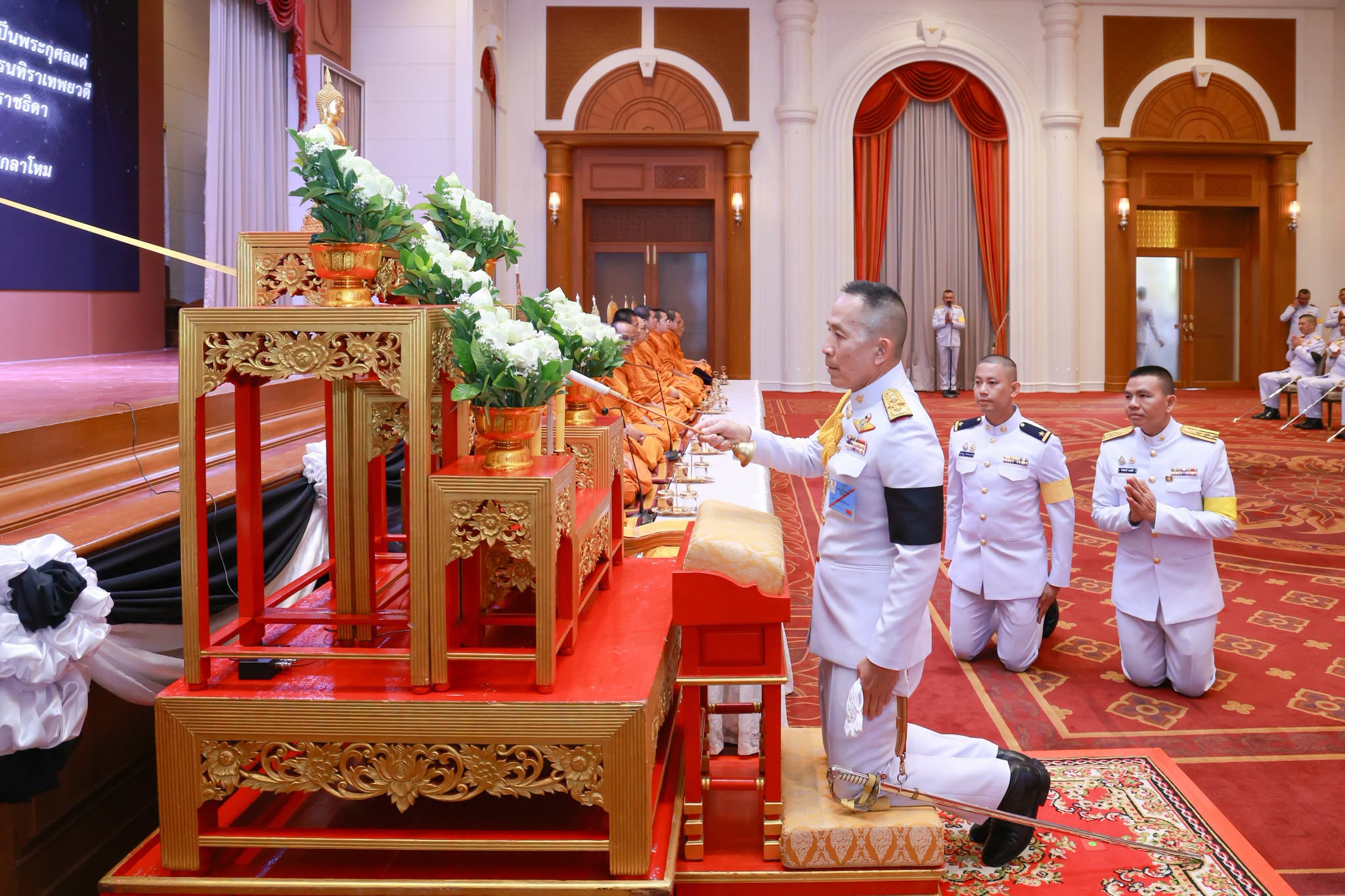 พิธีบำเพ็ญพระราชกุศลปัณรสมวาร ครบ ๑๕ วัน เพื่อถวายเป็นพระราชกุศลและน้อมรำลึกในพระกรุณาธิคุณ
